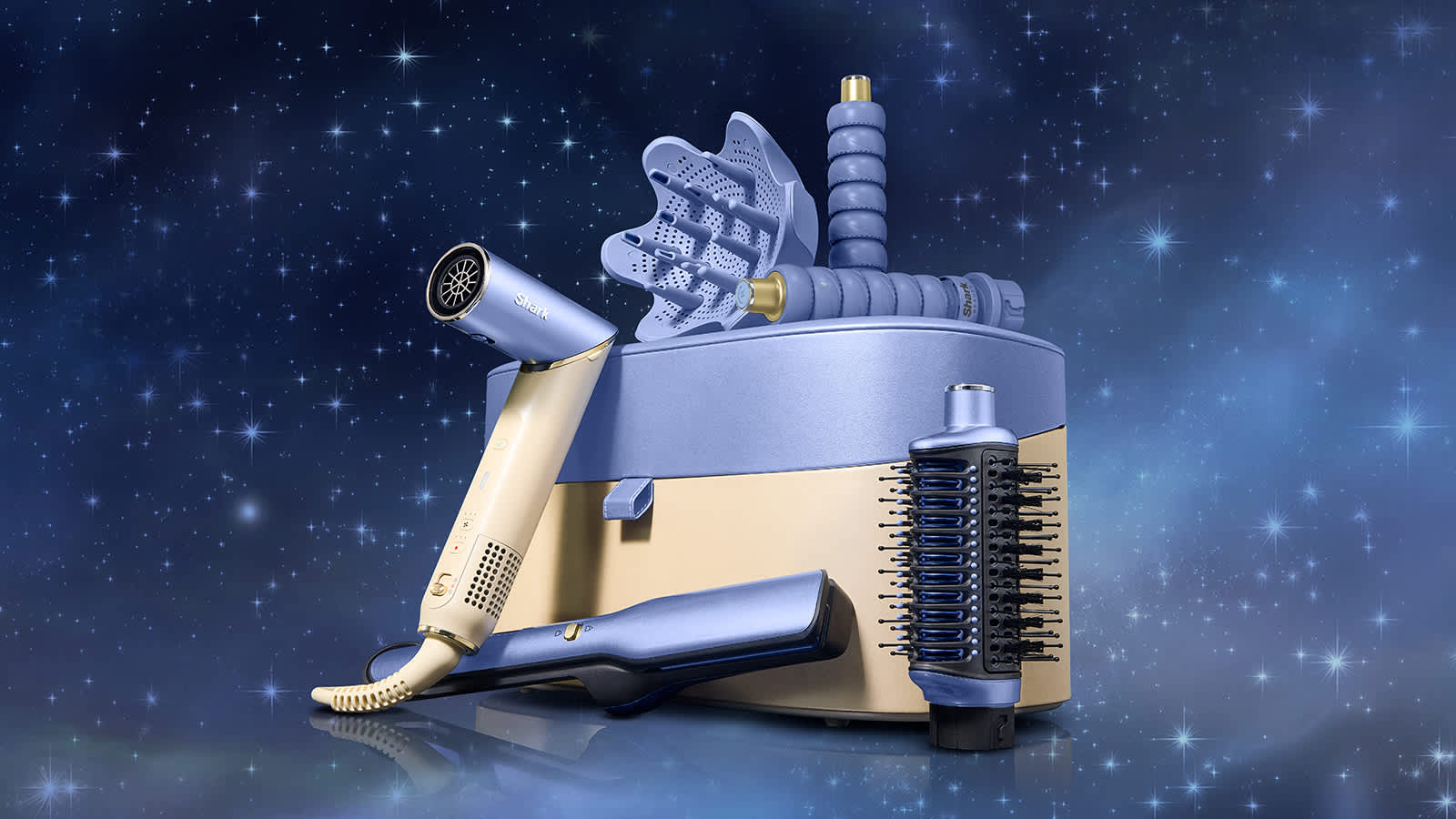 Shark Glam Ceramic & Air Styling and Drying System, Starlight